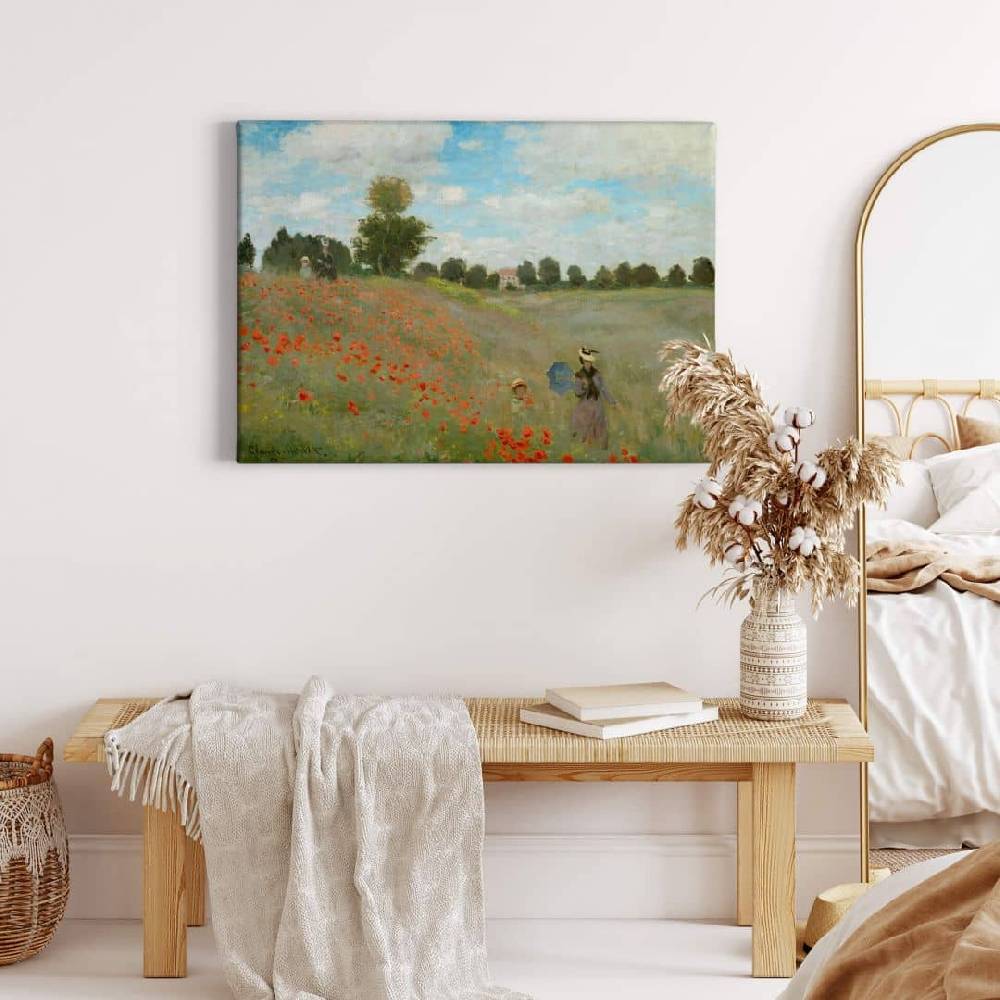 Kaeppel Leinwandbild Monet - Mohnfeld bei Argenteuil Online Shopping