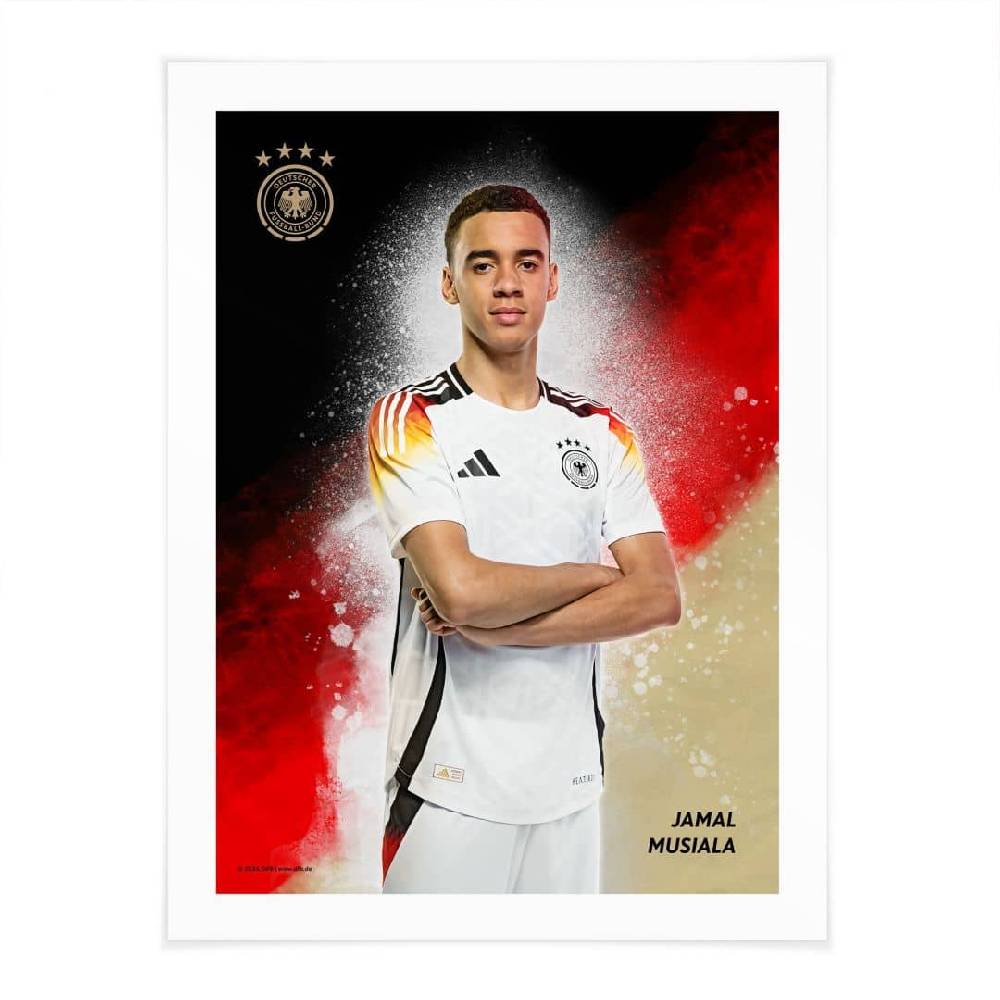 Kaeppel Poster, Wandbild DFB Musiala Saisonschlussverkauf