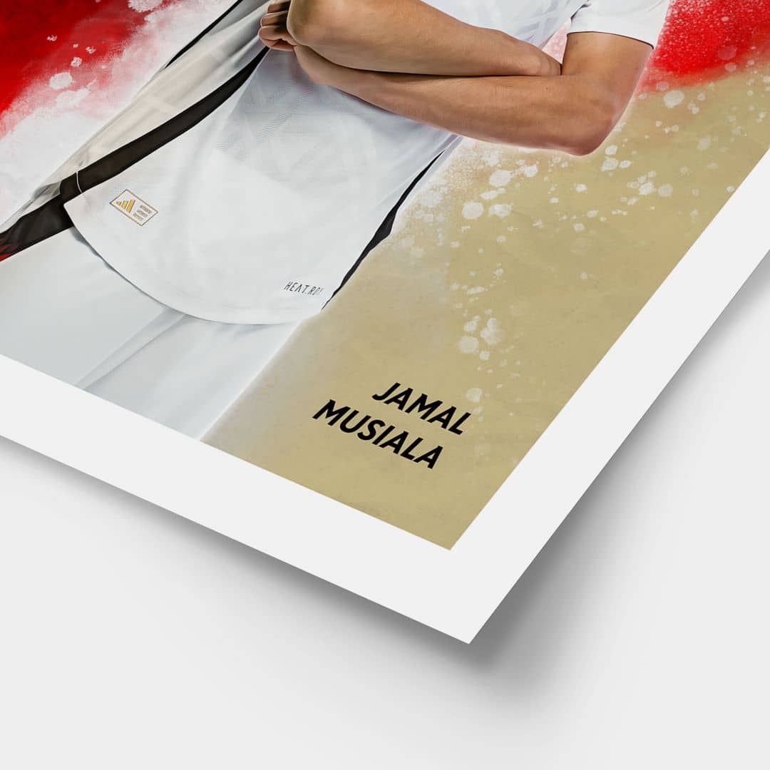 Kaeppel Poster, Wandbild DFB Musiala Saisonschlussverkauf