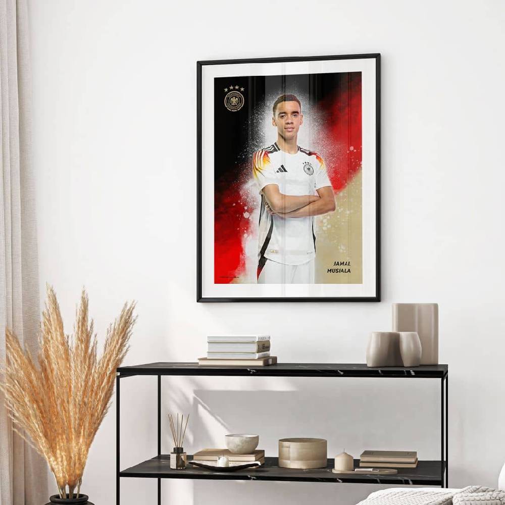 Kaeppel Poster, Wandbild DFB Musiala Saisonschlussverkauf