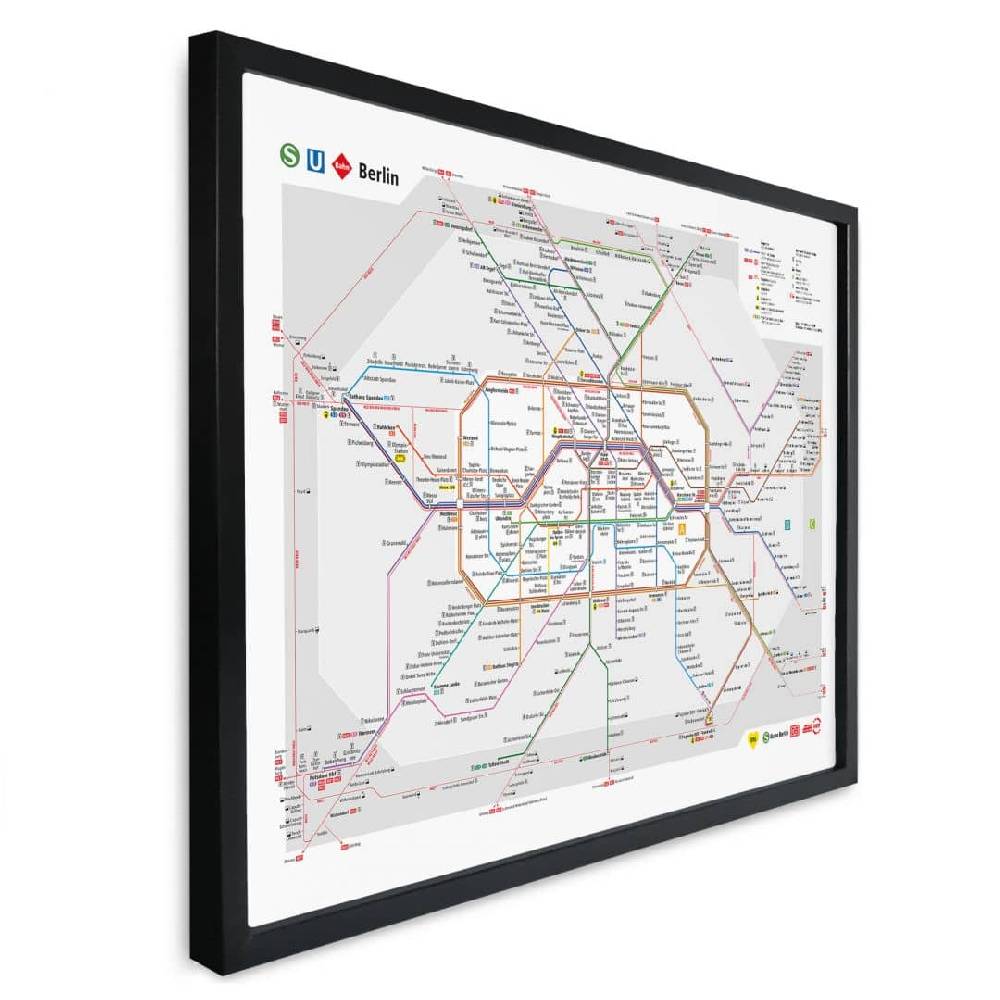Kaeppel Poster BVG Berlin - Netzplan Berlin Exklusive Angebote