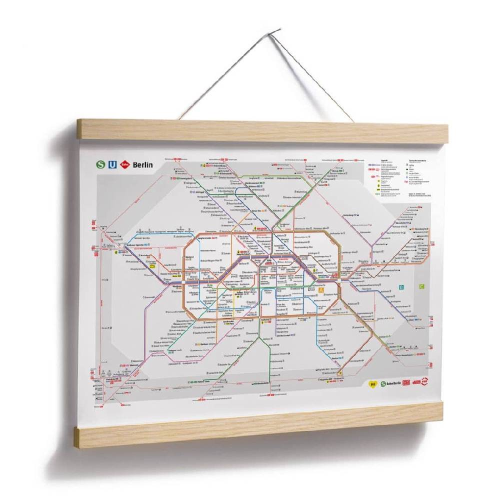 Kaeppel Poster BVG Berlin - Netzplan Berlin Exklusive Angebote