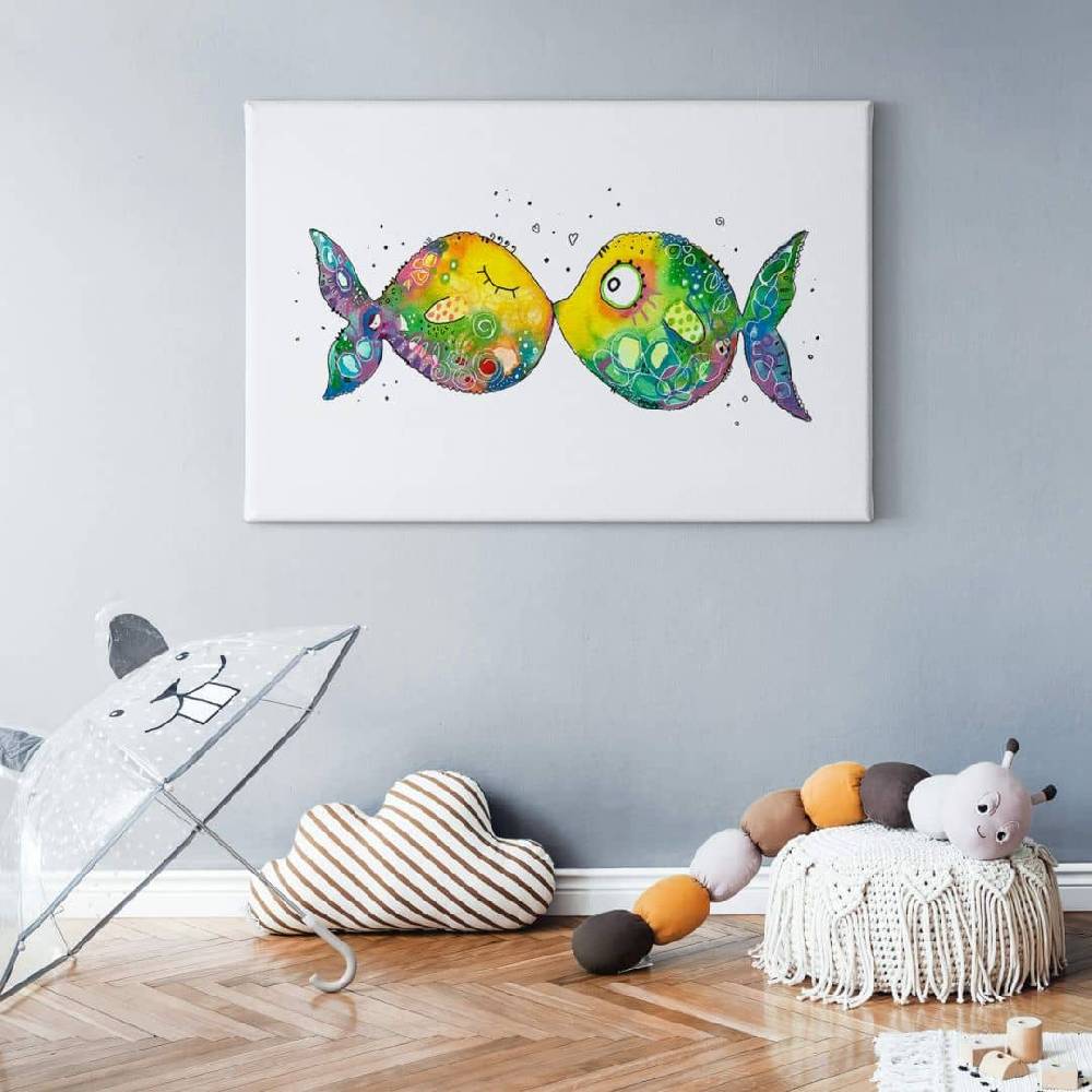 Kaeppel Leinwandbild Hagenmeyer - Verliebte Fische Tiefpreis