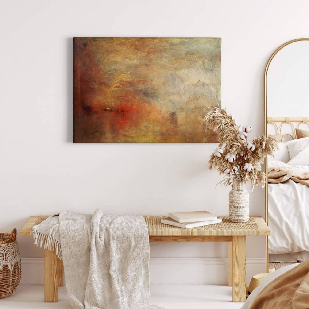 Kaeppel Leinwandbild Turner - Sonnenuntergang über einem See Wochenangebot