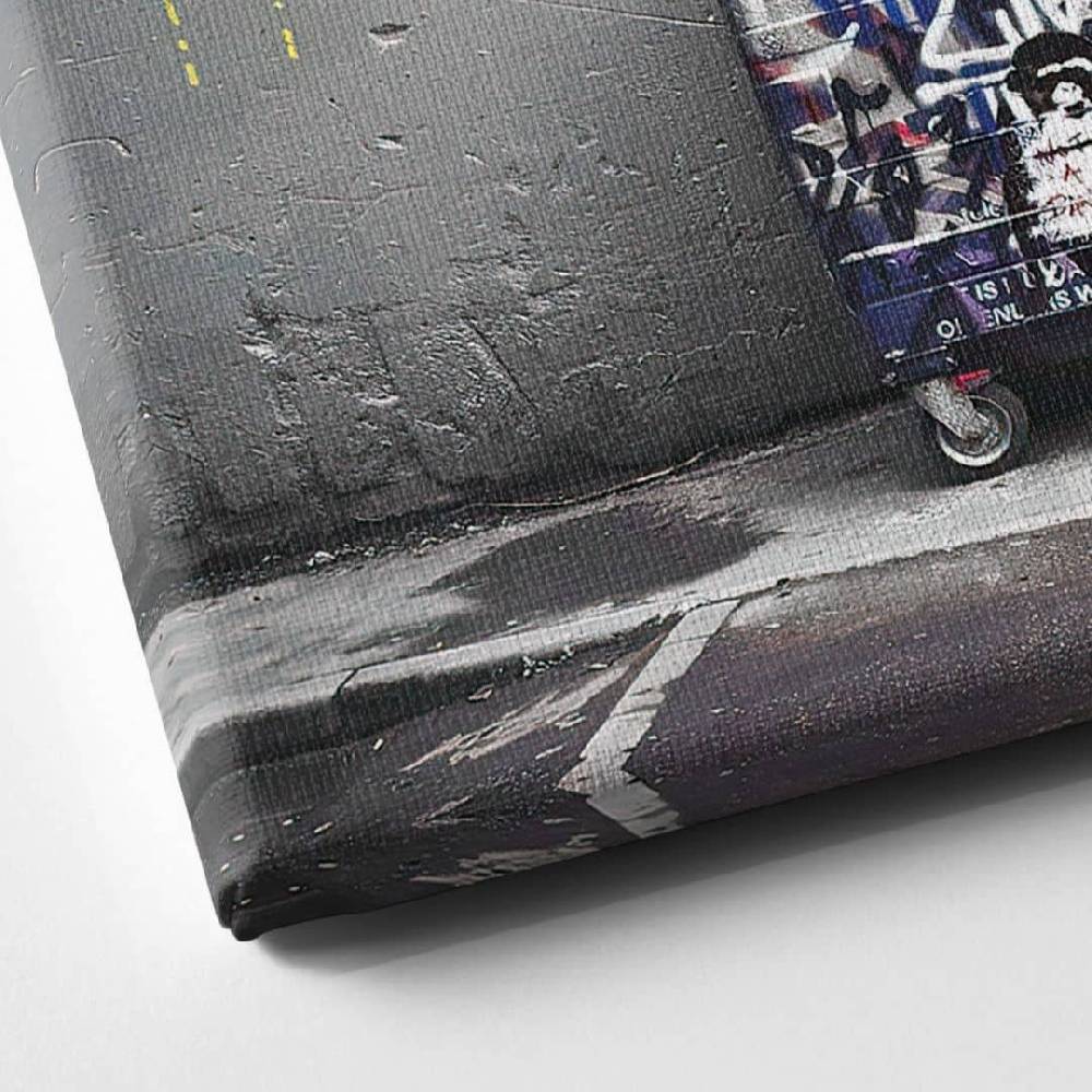 Kaeppel Leinwandbild Banksy - Life is short Bis zu 50% Rabatt