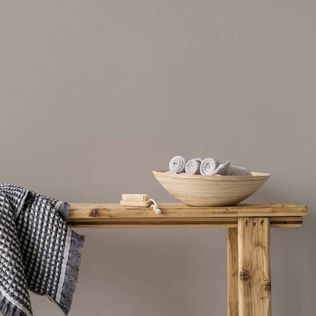 Kaeppel Taupe Wandfarbe seidenmatt I Whole Grain | Atmosphäre zurückhaltender Eleganz schaffend | THE COLOR KITCHEN Günstig kaufen