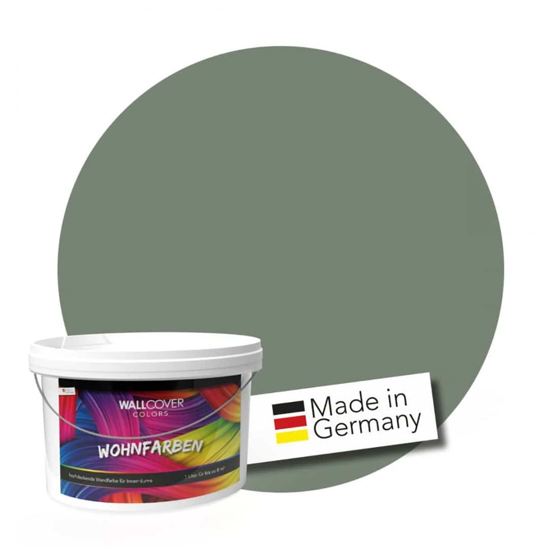Kaeppel Grün Wandfarbe matt | Innenfarbe in Top-Qualität | Raumharmonie schaffend Flash Sale