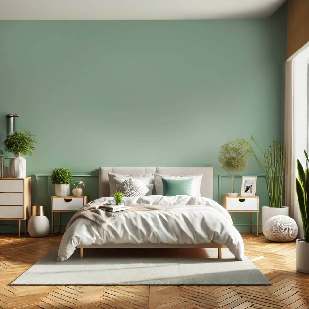 Kaeppel Grün Wandfarbe matt | Innenfarbe in Top-Qualität | Raumharmonie schaffend Flash Sale