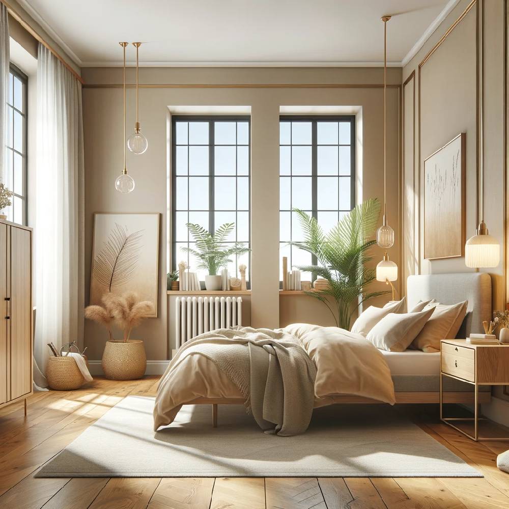 Kaeppel Beige Wandfarbe seidenmatt I Piña Colada | Raum öffnend und beruhigend | THE COLOR KITCHEN Jubiläumsangebot