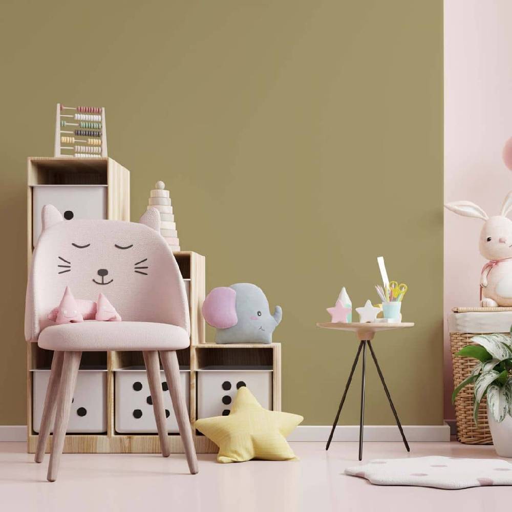 Kaeppel Grün Wandfarbe seidenmatt I Mellow Matcha | Raumharmonie schaffend | THE COLOR KITCHEN Neueste Mode