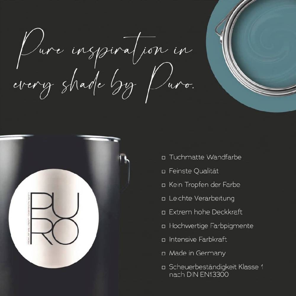 Kaeppel Premium Wandfarbe Blau Grün - Tuchmatte Innenwandfarbe - PURO c3011 bluish petrol Blitzangebot