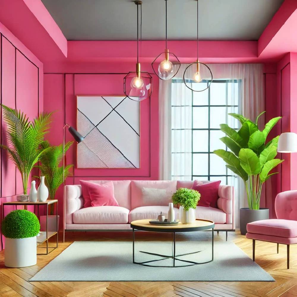 Kaeppel Pink Wandfarbe matt | Innenfarbe in Top-Qualität | verspielt und fröhlicher Charakter Große Rabatte