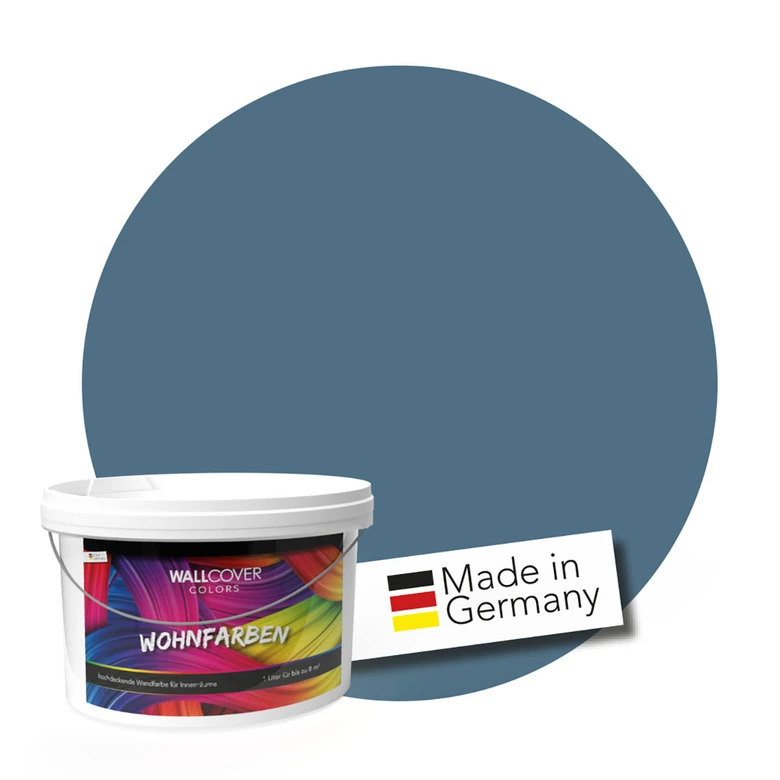 Kaeppel Blau Wandfarbe matt | Innenfarbe in Top-Qualität | mit erfrischender Wirkung Räumungsverkauf