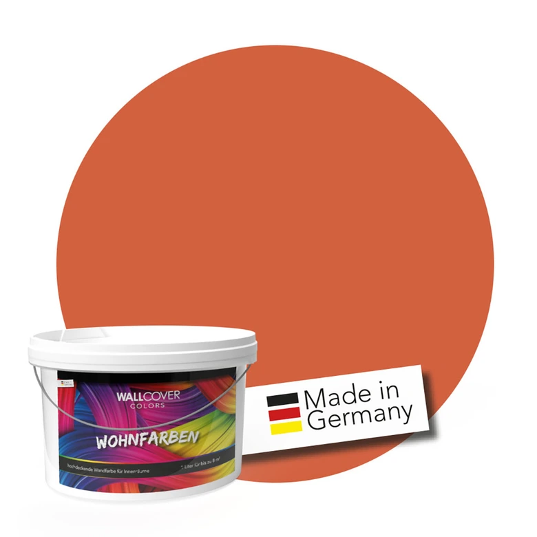 Kaeppel Rot Wandfarbe matt | Innenfarbe in Top-Qualität | leidenschaftlich und voller Energie Riesige Ersparnisse