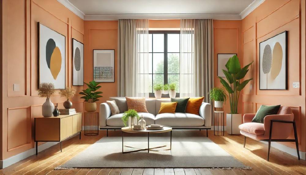 Kaeppel Orange Wandfarbe seidenmatt I Pure Papaya | energiegeladen begeisternd | THE COLOR KITCHEN VIP-Rabatte