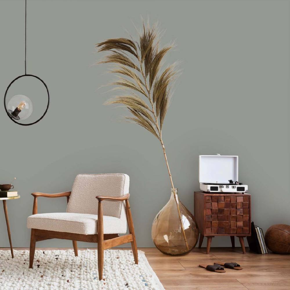 Kaeppel Grau Wandfarbe seidenmatt I Original Oregano | elegante, moderne Atmosphäre schaffend | THE COLOR KITCHEN Wochenangebot