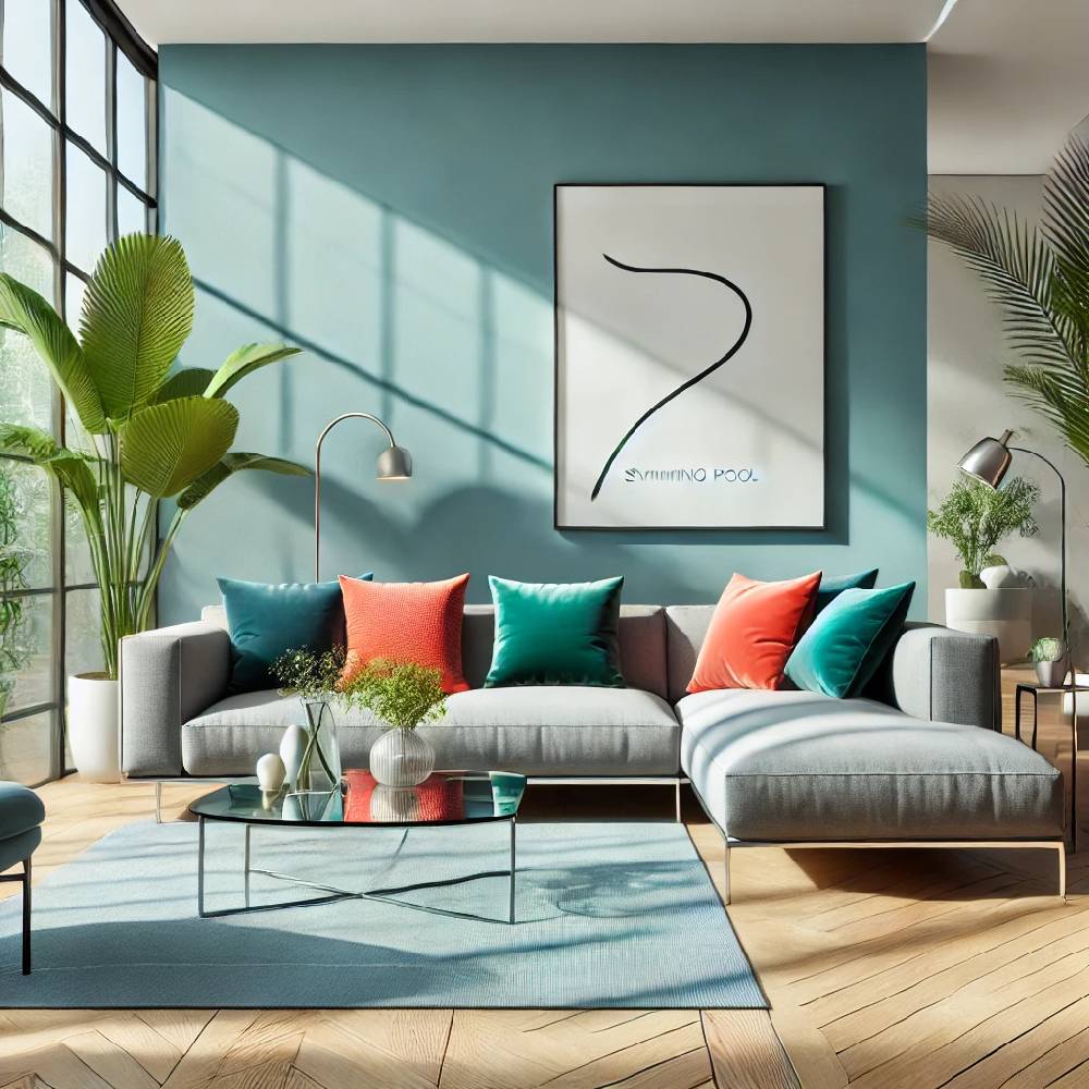 Kaeppel Türkis Grün Wandfarbe seidenmatt I Swimming Pool | Raumharmonie schaffend | THE COLOR KITCHEN JETZT KAUFEN
