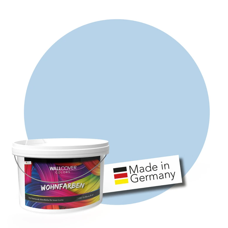 Kaeppel Blau Wandfarbe matt | Innenfarbe in Top-Qualität | mit erfrischender Wirkung Neueste Stile