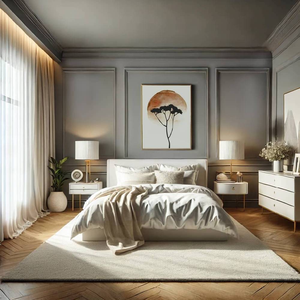 Kaeppel Grau Wandfarbe matt | Innenfarbe in Top-Qualität | elegante, moderne Atmosphäre schaffend Letzter Tag