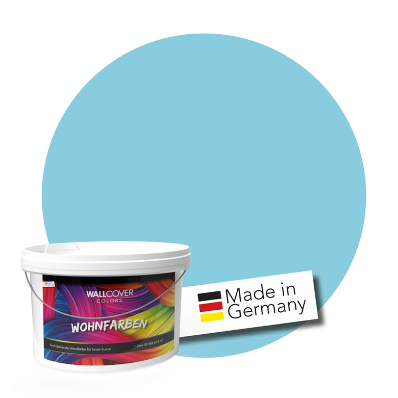 Kaeppel Blau Wandfarbe matt | Innenfarbe in Top-Qualität | mit erfrischender Wirkung Bis zu 55% Rabatt