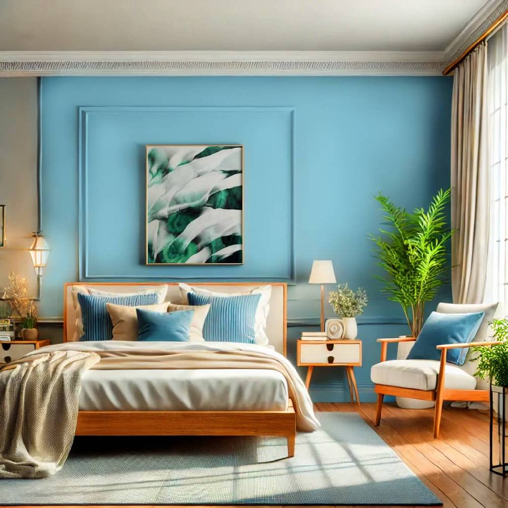 Kaeppel Blau Wandfarbe matt | Innenfarbe in Top-Qualität | mit erfrischender Wirkung Bis zu 55% Rabatt