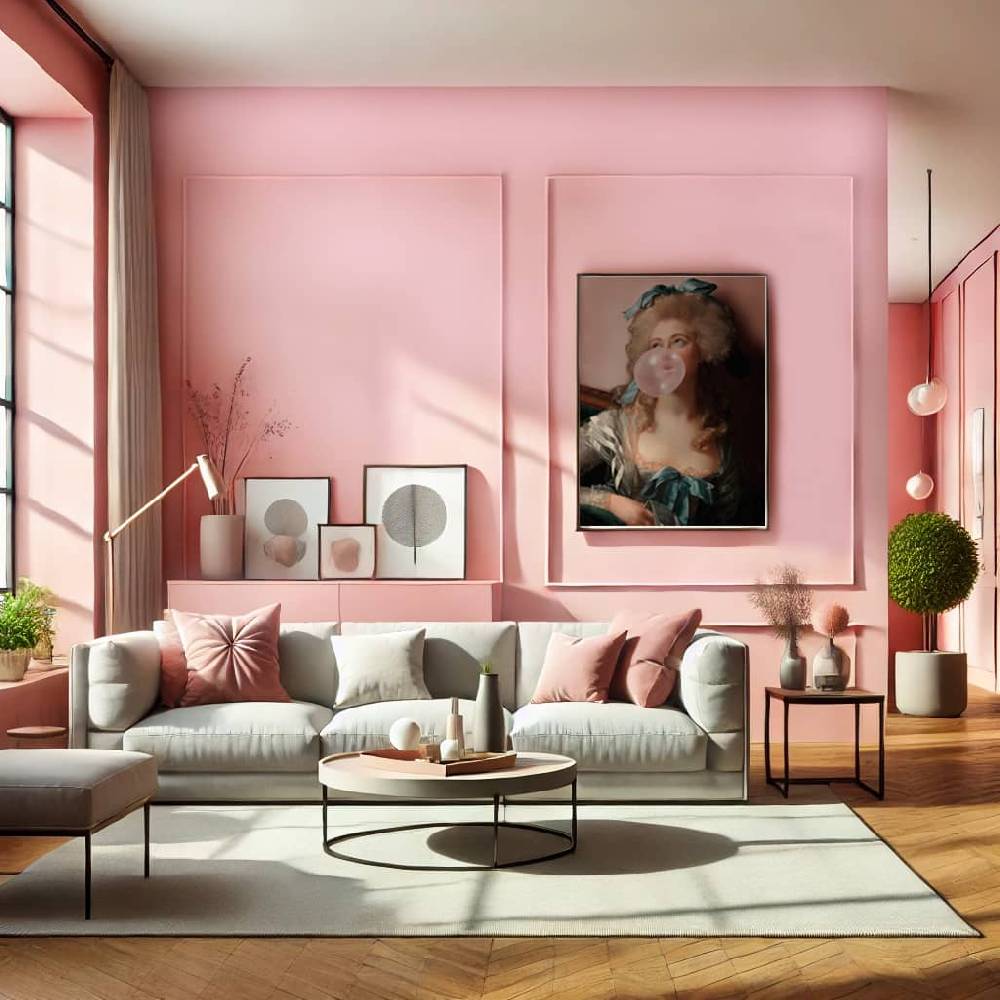 Kaeppel Rosa Wandfarbe matt | Innenfarbe in Top-Qualität | beruhigende und einladende Atmosphäre Discount Store für neue Produkte