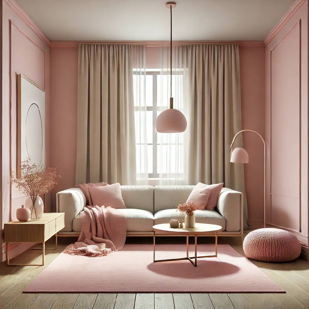 Kaeppel Rosa Wandfarbe seidenmatt I Lucky Litchi | beruhigende und einladende Atmosphäre | THE COLOR KITCHEN Super Rabatt