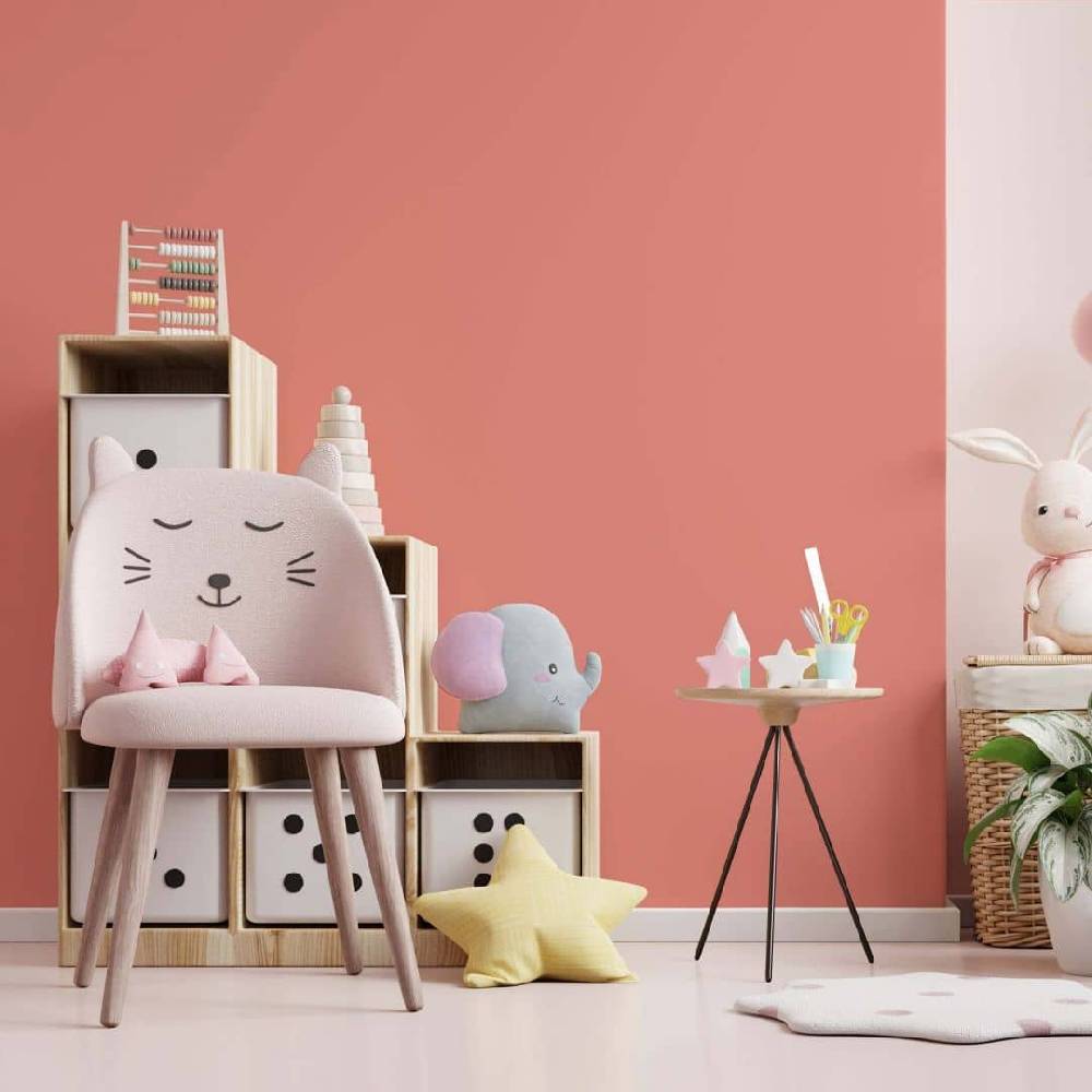 Kaeppel Pink Wandfarbe seidenmatt I Georgeous Grapefruit | verspielt und fröhlicher Charakter | THE COLOR KITCHEN Riesige Rabatte