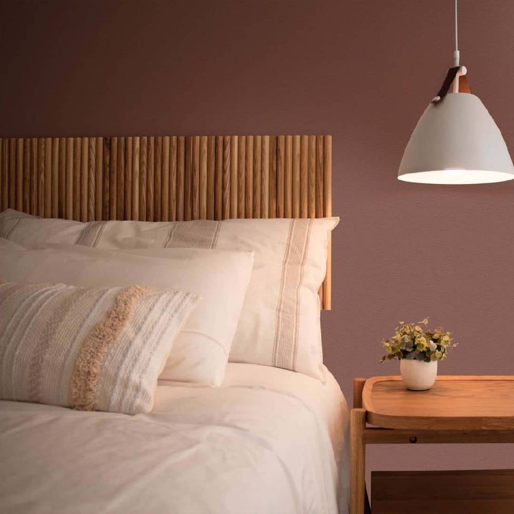 Kaeppel Rot Wandfarbe seidenmatt I Reddish Chestnut | leidenschaftlich und voller Energie | THE COLOR KITCHEN Outlet