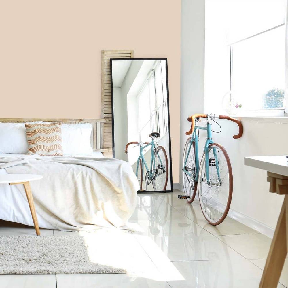 Kaeppel Beige Wandfarbe seidenmatt I Chalky Chickpeas | Raum öffnend und beruhigend | THE COLOR KITCHEN Verkauf