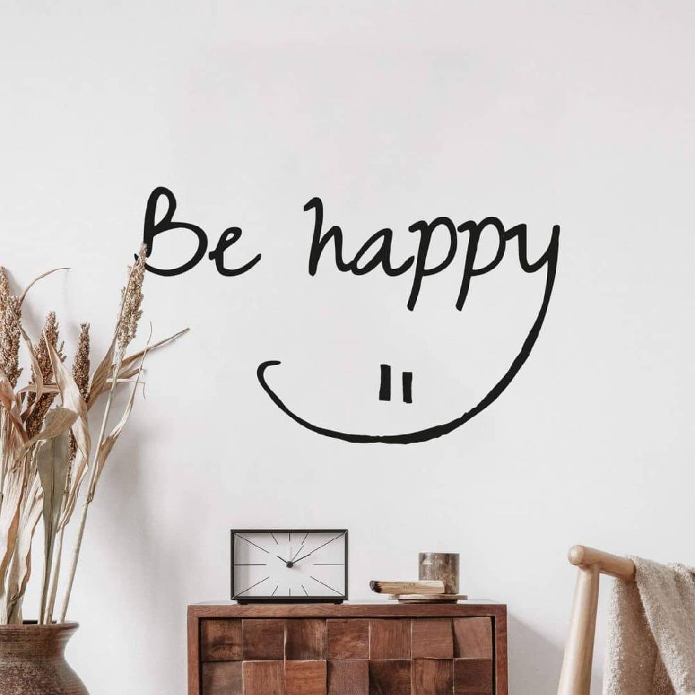 Kaeppel Wandtattoo Be happy Blitzverkäufe