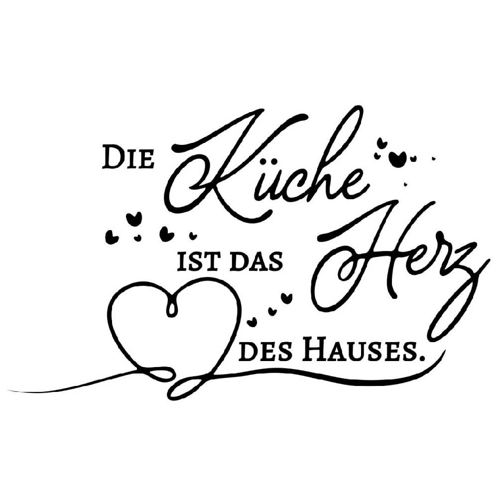 Kaeppel Wandtattoo Die Küche ist das Herz des Hauses Rabatt