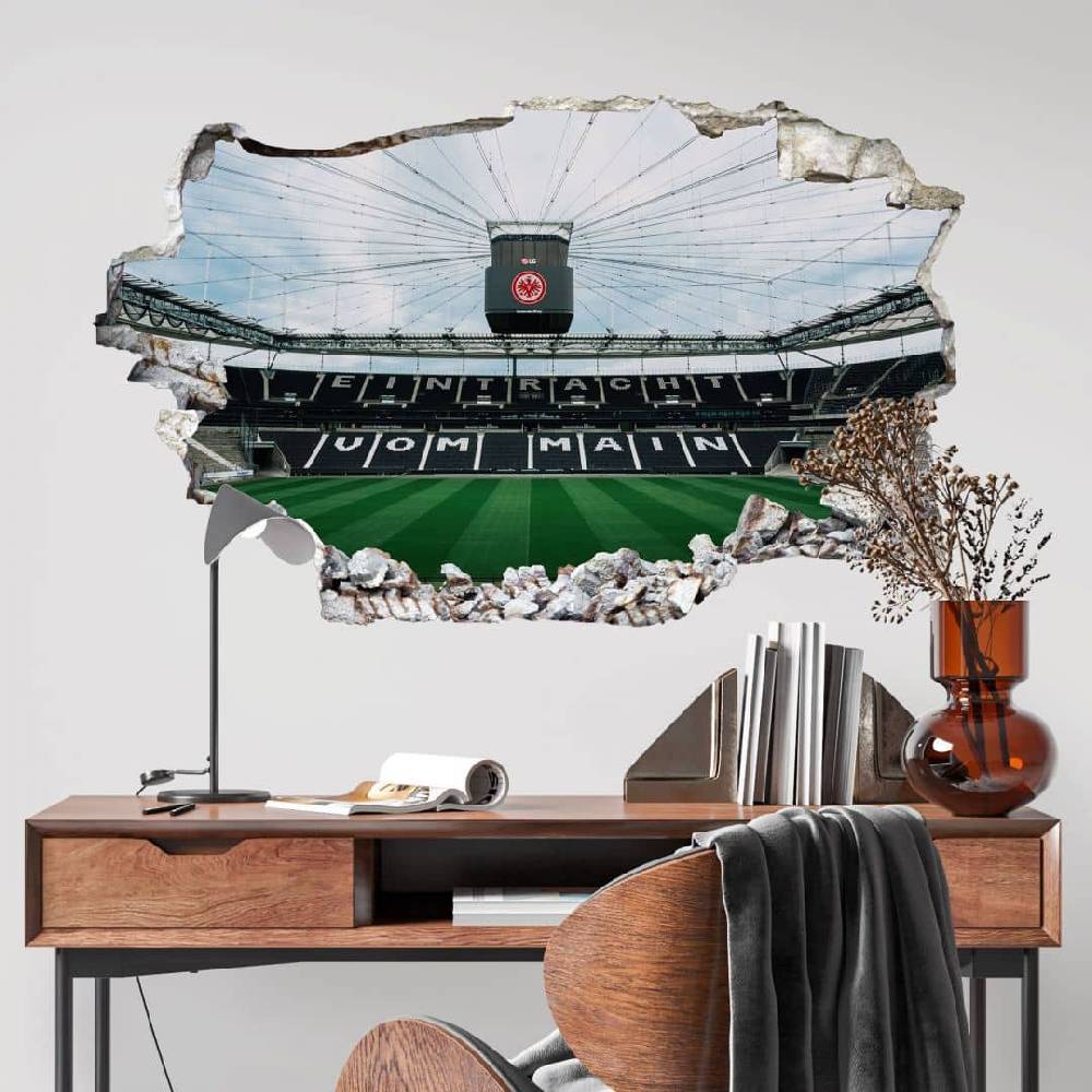 Kaeppel 3D Wandtattoo Eintracht Frankfurt Stadion Tribüne Begrenztes Angebot