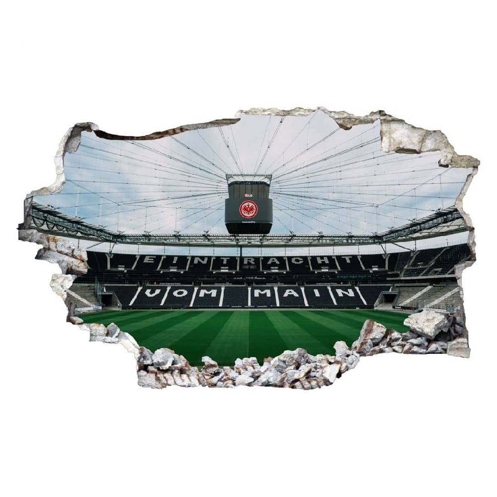 Kaeppel 3D Wandtattoo Eintracht Frankfurt Stadion Tribüne Begrenztes Angebot