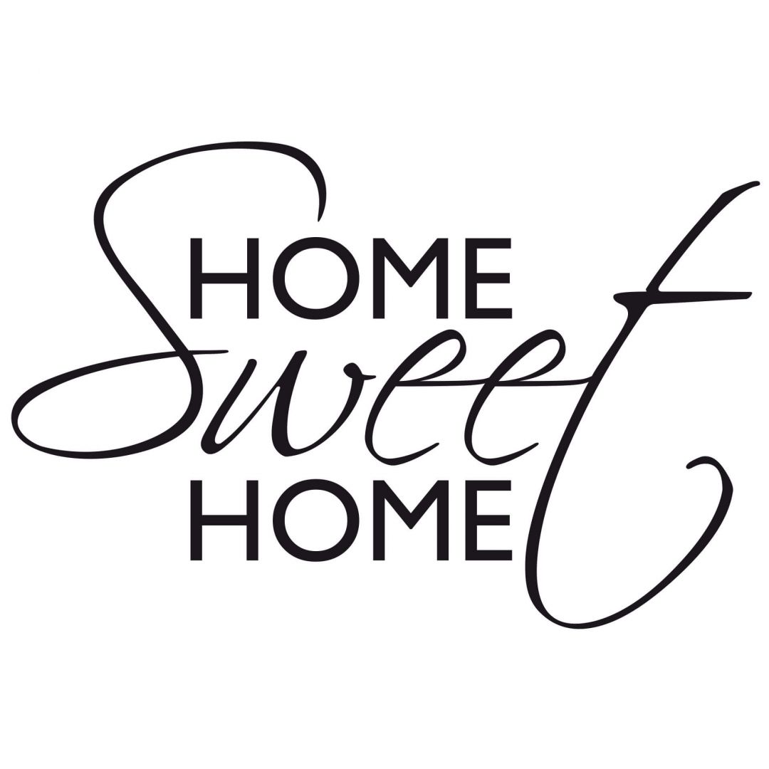 Kaeppel Wandtattoo Home Sweet Home 1 Super Sparpreis