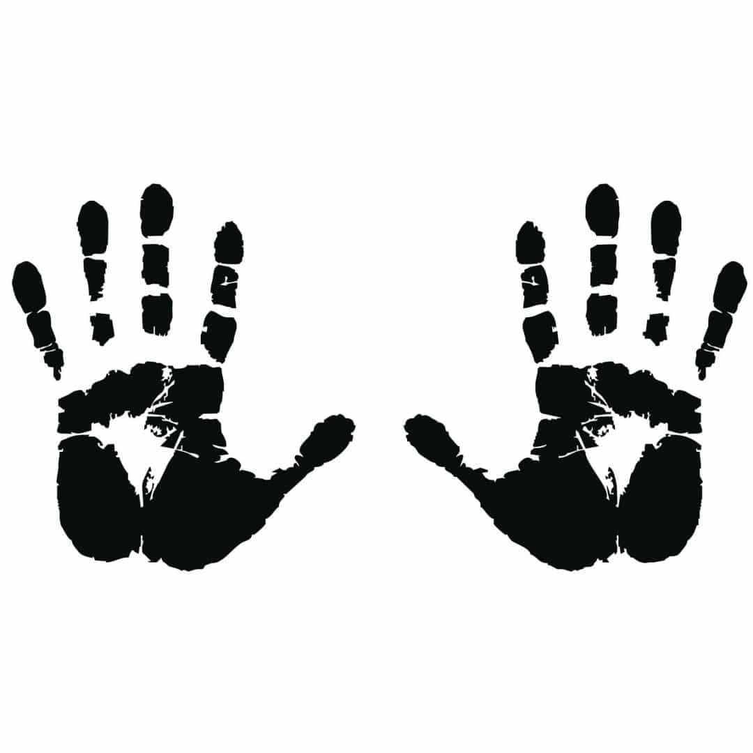 Kaeppel Wandtattoo Handabdruck Outlet