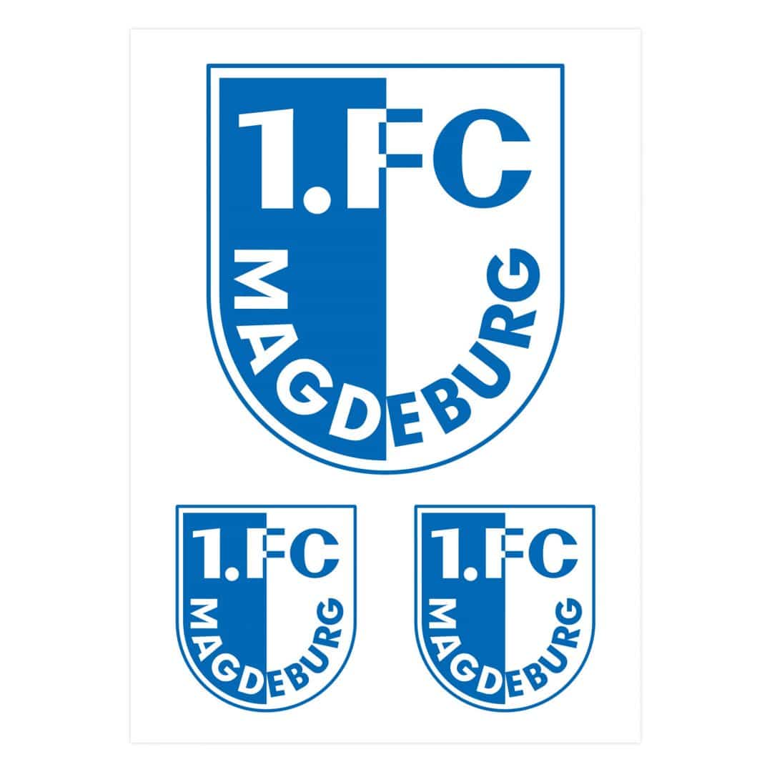 Kaeppel Wandtattoo 1. FC Magdeburg Logo Bogen - 48x70 cm Angebote