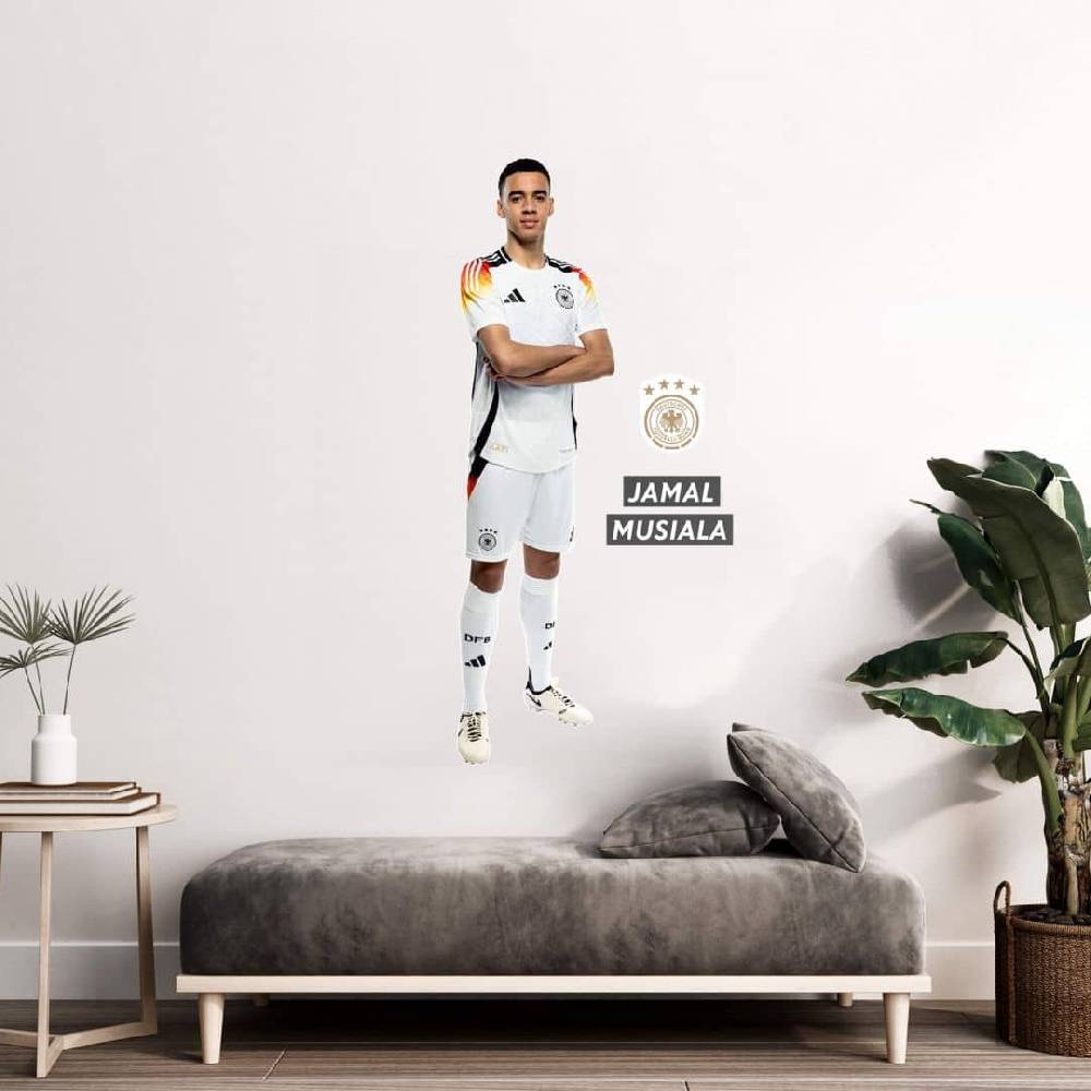 Kaeppel DFB Sticker EM für die Wand, Wandtattoo - Musiala Fabrikverkauf