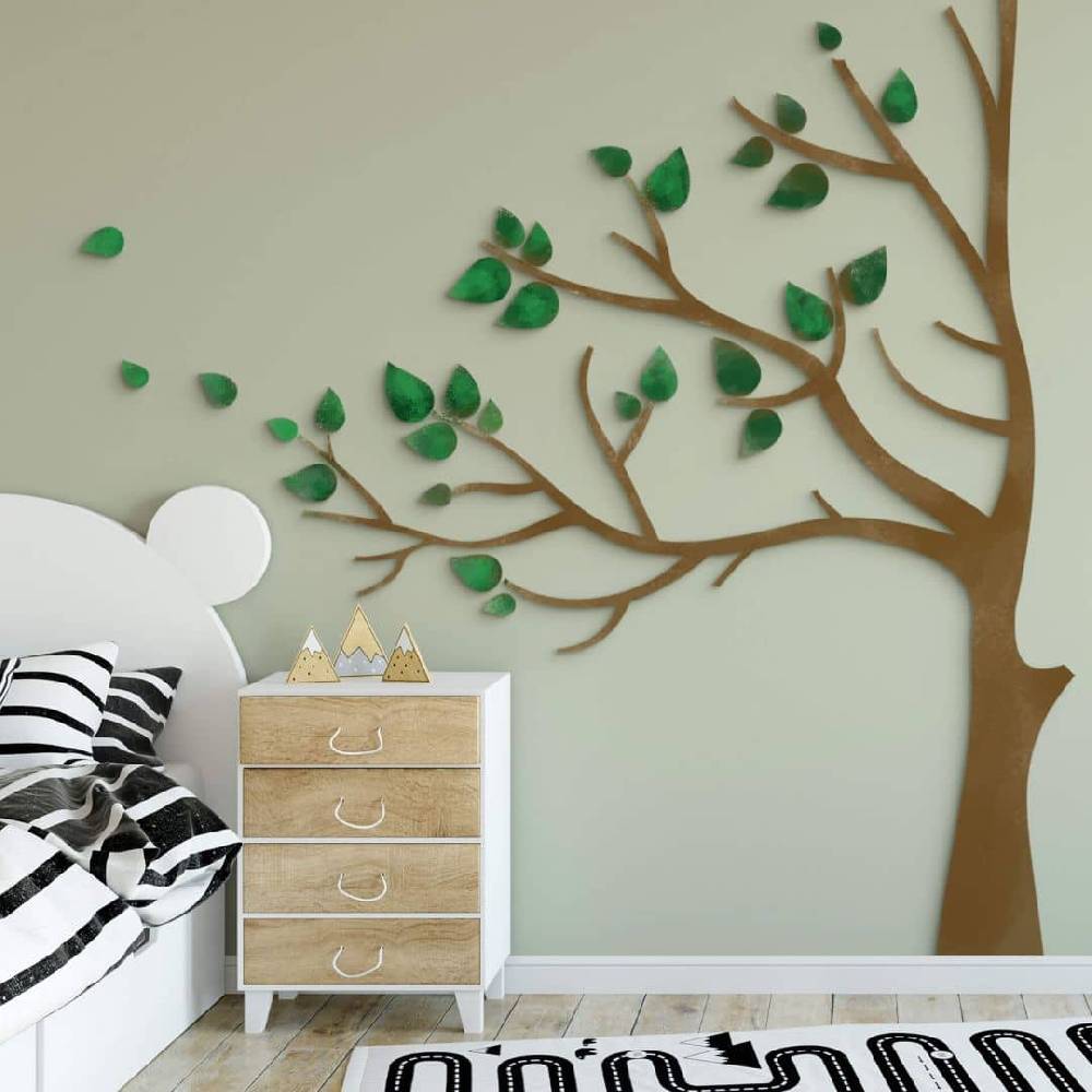 Kaeppel Wanddeko XXL Baum - MDF Natur Sonderangebot