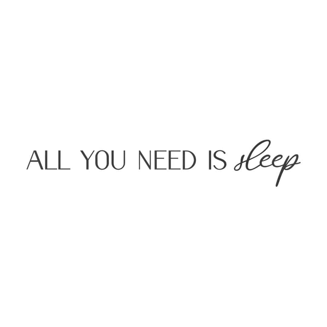 Kaeppel 3D MDF Schriftzug Schlafzimmer - All you need is sleep Großer Ausverkauf