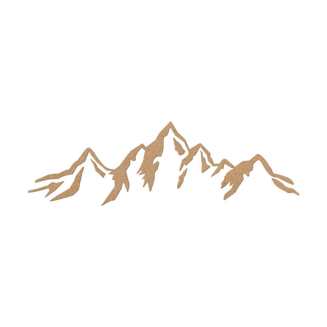 Kaeppel Holzdeko Berg Puzzle - MDF Natur Flash Sale