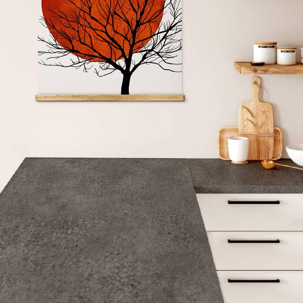 Kaeppel resimdo Klebefolie Beton-Optik , dunkelgrau - Möbelfolie, Küchenrückwand, Badfolie, Fliesenaufkleber Online Outlet