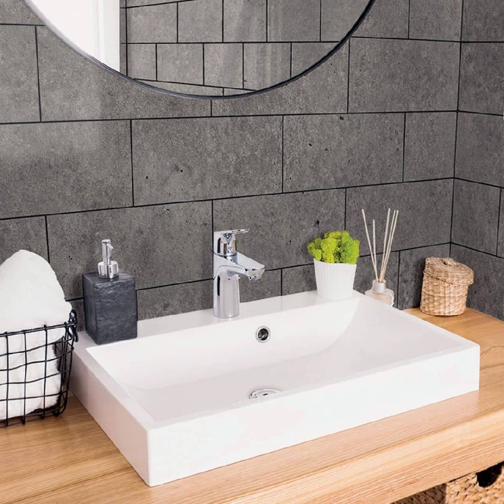 Kaeppel resimdo Klebefolie Beton-Optik , dunkelgrau - Möbelfolie, Küchenrückwand, Badfolie, Fliesenaufkleber Online Outlet