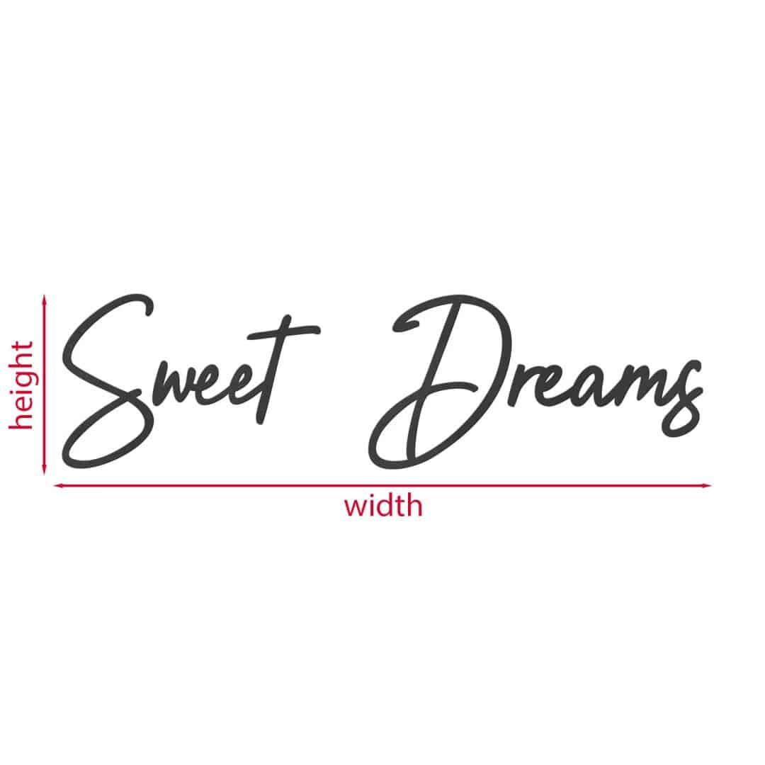 Kaeppel MDF-Deko 3D Schriftzug Sweet Dreams Bis zu 55% Rabatt