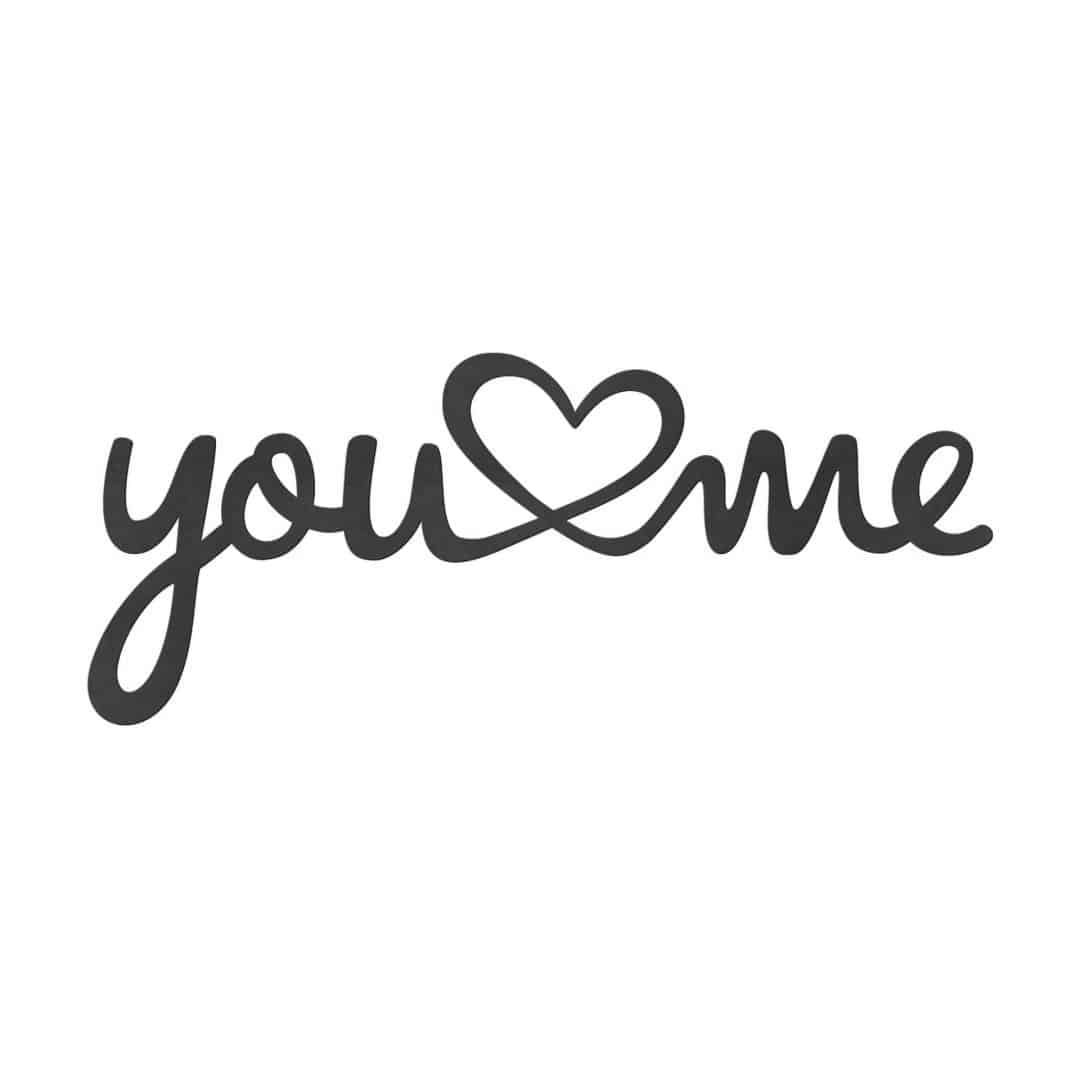 Kaeppel MDF - Holzdeko - You and Me Speichern exportieren