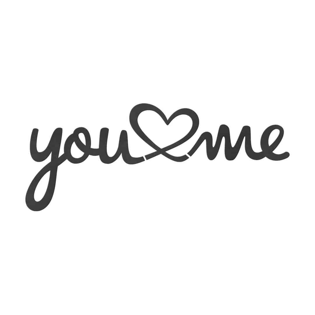 Kaeppel MDF - Holzdeko - You and Me Speichern exportieren