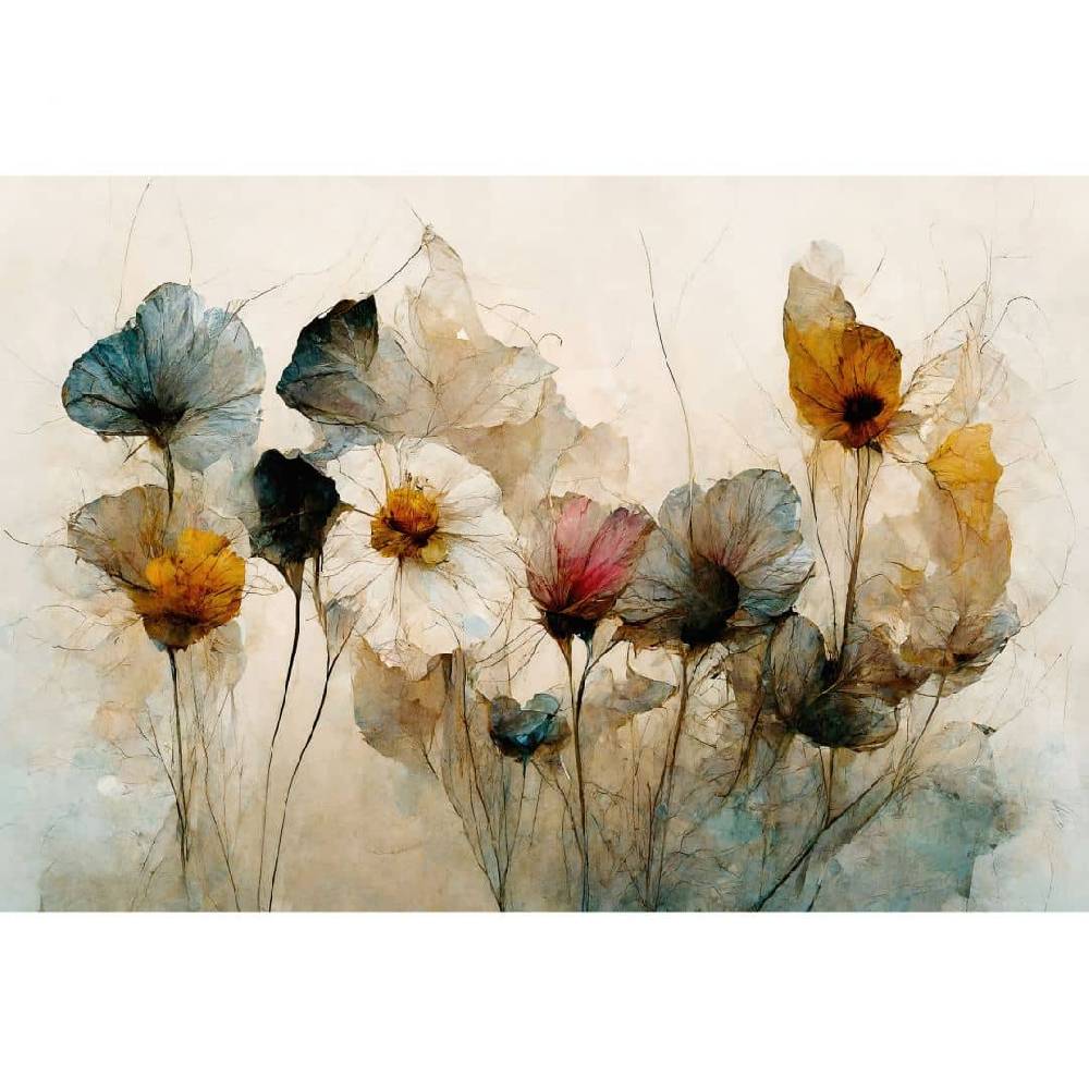 Kaeppel Fototapete Bouquet aus Trockenblumen - Blumentapete - Treechild Bestseller