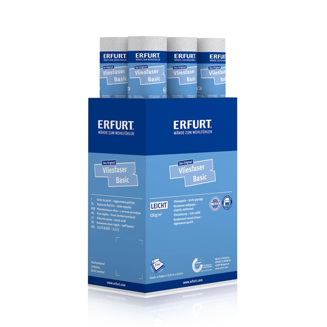 Kaeppel Erfurt Vliesfaser-Tapete Basic 102 Sonderangebot der Fabrik