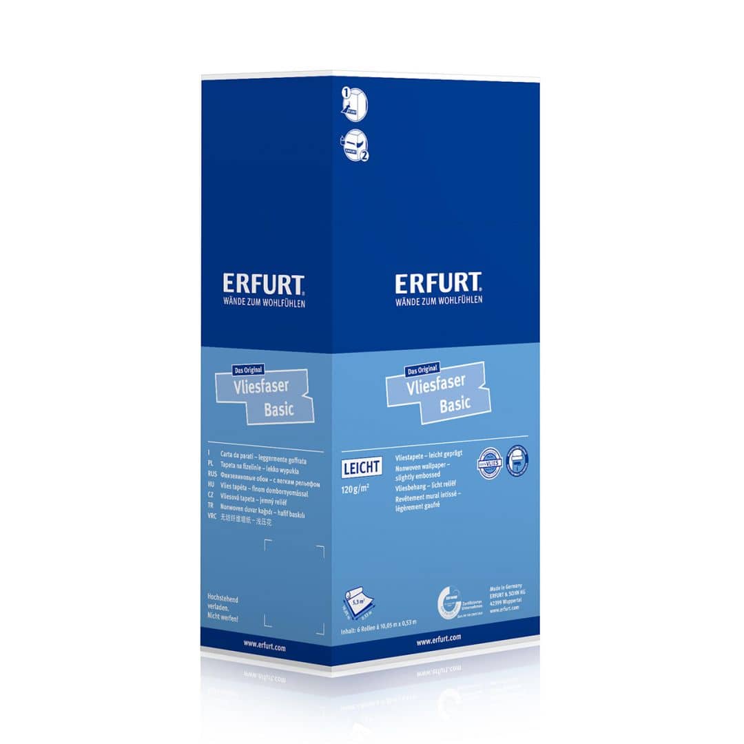 Kaeppel Erfurt Vliesfaser-Tapete Basic 102 Sonderangebot der Fabrik