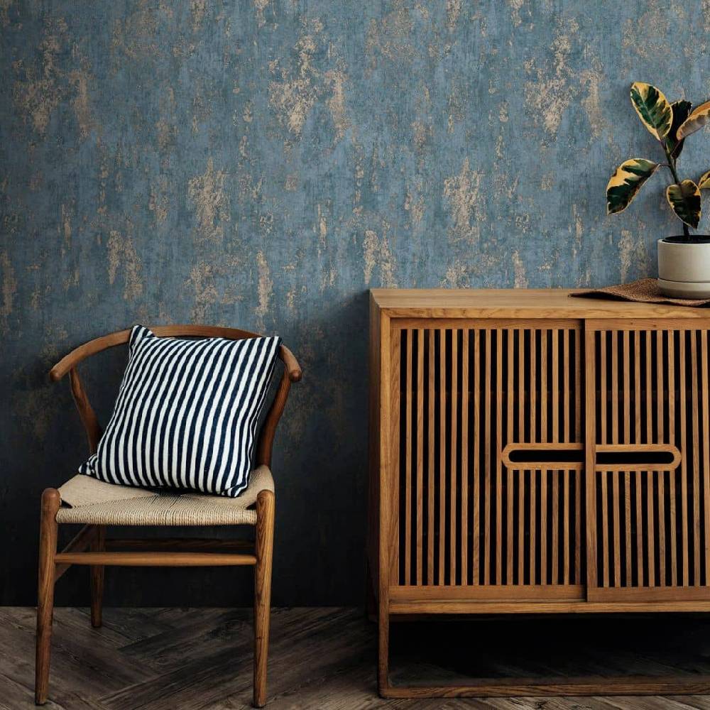 Kaeppel Erismann Vliestapete Casual Chic blau Super Rabatt
